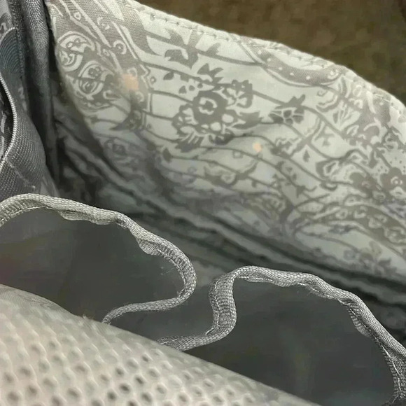 Ricardo Beverly Hills Black & Gray Travel Vacation Toiletry Bag - Picture 8 of 10